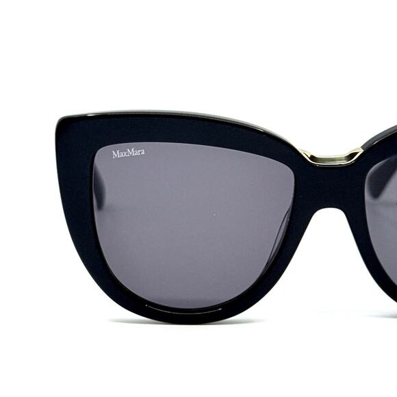 NEW!!! MAXMARA Sunglasses Spark2 MM0076 01A Authentic - Picture 4 of 12